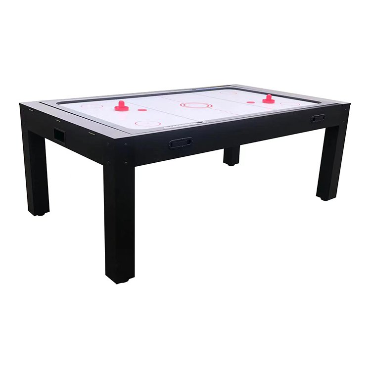 contemporary 4 in 1 pool table, billiard table combo, table tennis table, snooker pool table, dining table, air hockey table