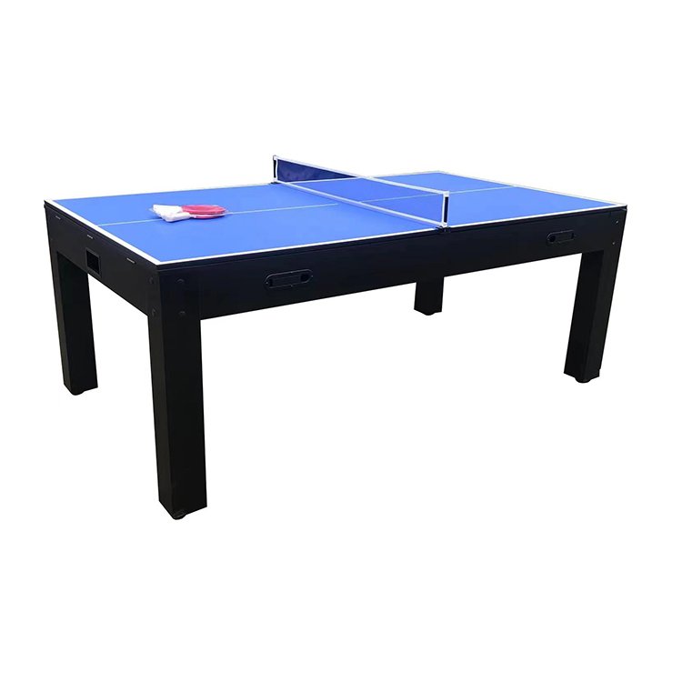 contemporary 4 in 1 pool table, billiard table combo, table tennis table, snooker pool table, dining table, air hockey table