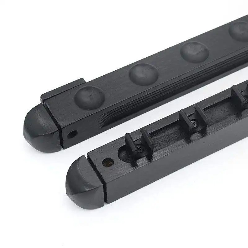 6 Holes Billiard Cue Sticks Holding Tools Wall Mounted Cue Wooden Rome Rack
