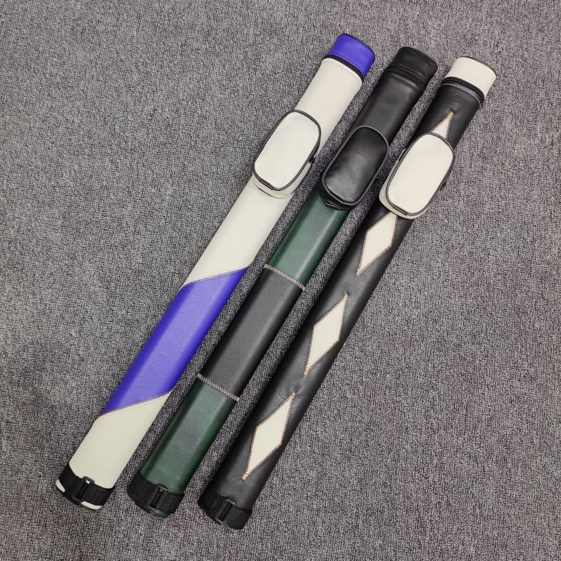 KYLIN PU Cue Bag Wholesale Cheap Price Billiard Snooker Pole Case 1/2 PU leather Pole Bag Portable Cue Case