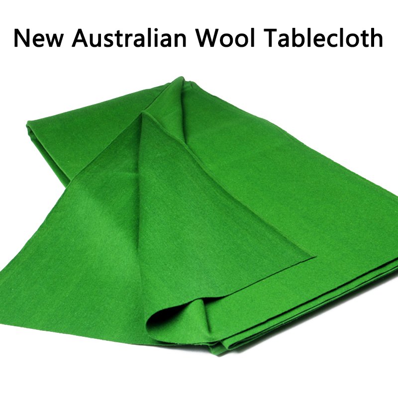 Wholesale 2.8/3/3.2/3.8M wide thickened green fabric Australian wool snooker Snooker table game tablecloth Wool tablecloth