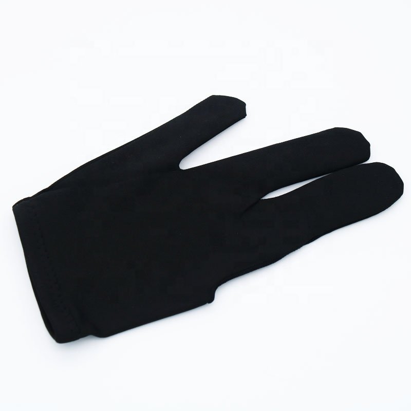 China Supplier 3 Fingers Billiard Snooker Pool Game Glove For Sale