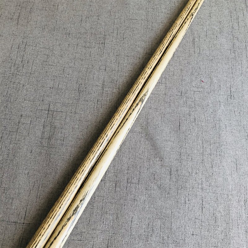 Gold ebony wood 8mm tip size 3/4 joint inlay snooker cue with mini extension