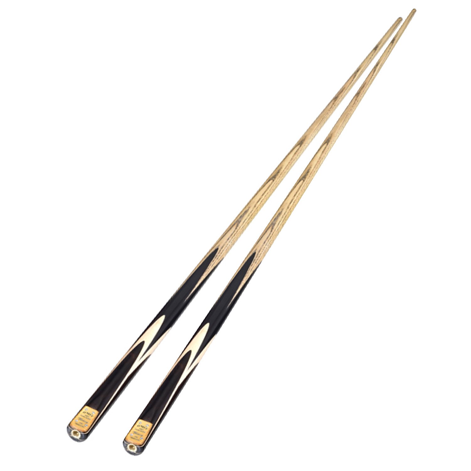 Omin Victory JO-3 1 Piece Single Pool Snooker & Billiard Cues Handmade Snooker Cue Stick Brass Ash Wood Pool Game 50 Pcs Ebony