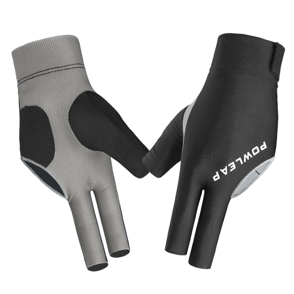 Custom billiards gloves three finger snooker cue gloves low price wholesale custom logo manufacturers