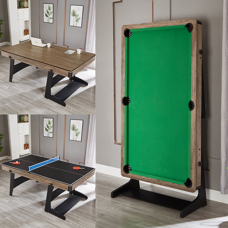 New Arrival Ready To Ship Foldable Portable 6ft 3 in 1 Snooker Pool Table For Children Kids Indoor Outdoor Games Billiards Table