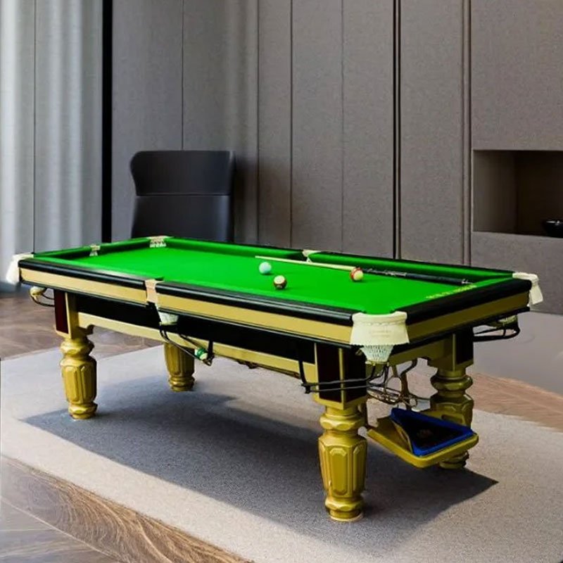 Can be placed against the wall as a space saving billiards training table, suitable for both home and commercial use