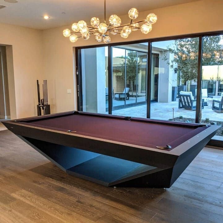 Xingsheng Modern Luxury Indoor Rock Plate Billiards Table Popular Design 7ft 8ft 9ft Billiards Table