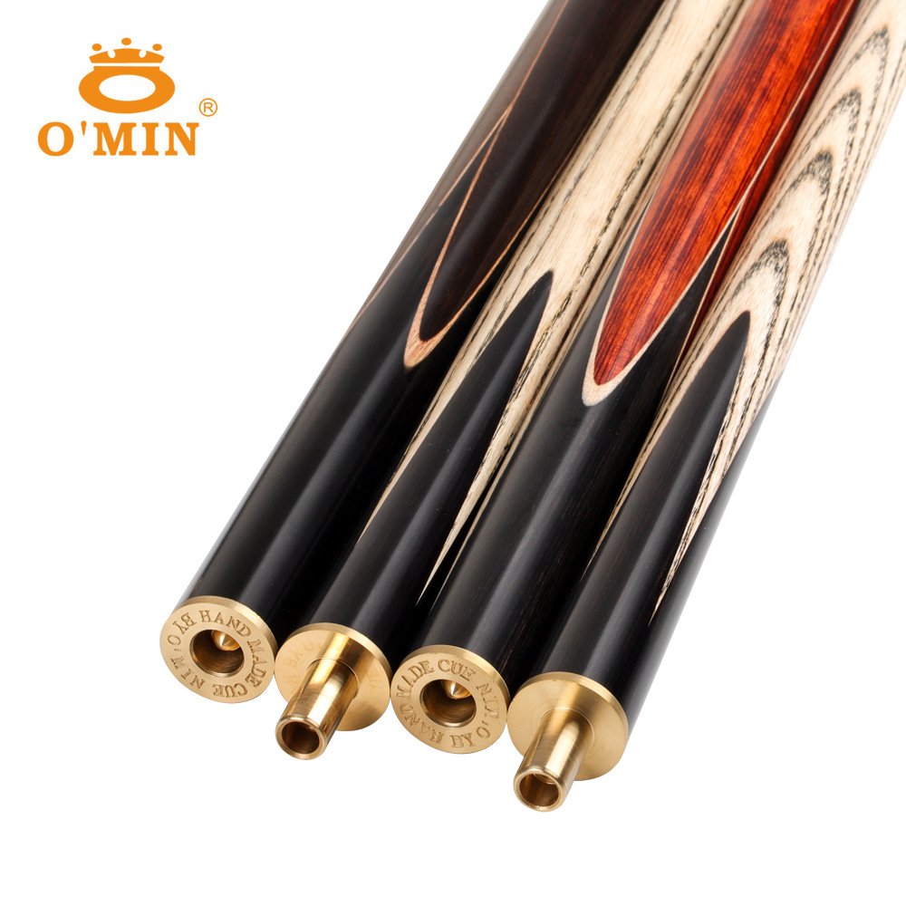 OMIN secret white assassin pool cue big head cue black 8 3/4 split snooker Chinese cue