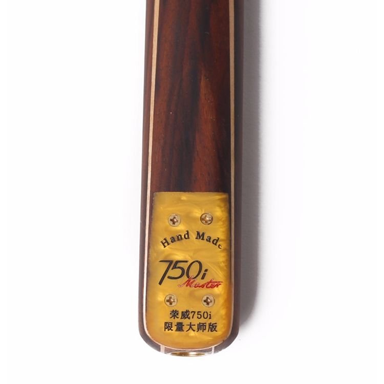 TQG-125Handmade 3/4 Jointed Ash Wood Snooker Cue 9.7mm Tip Diameter 1 Piece with Unique Design