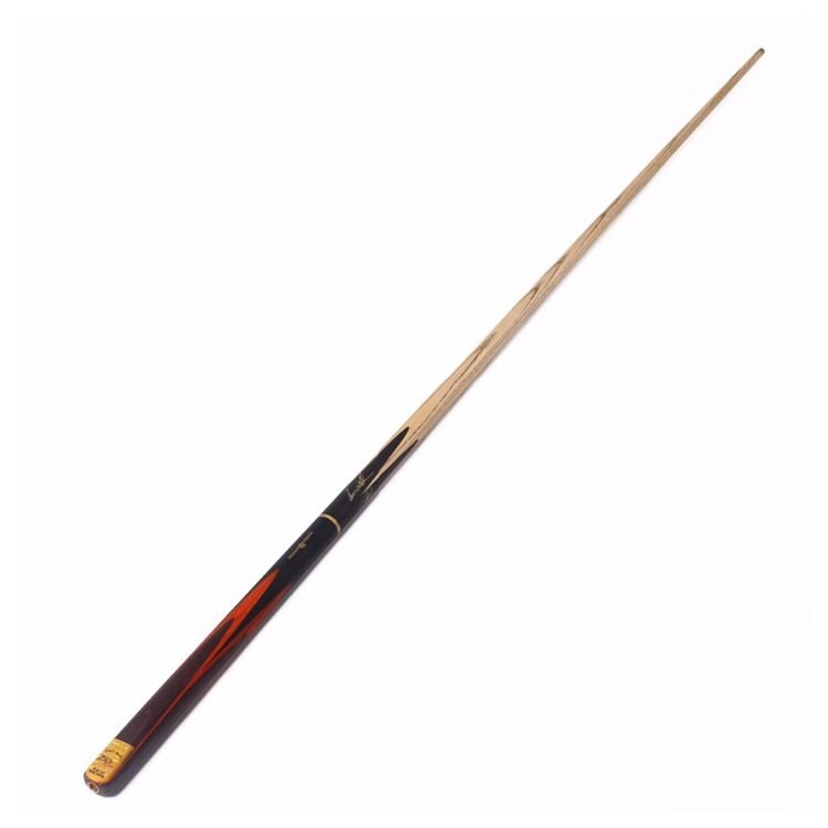 TQG-125Handmade 3/4 Jointed Ash Wood Snooker Cue 9.7mm Tip Diameter 1 Piece with Unique Design