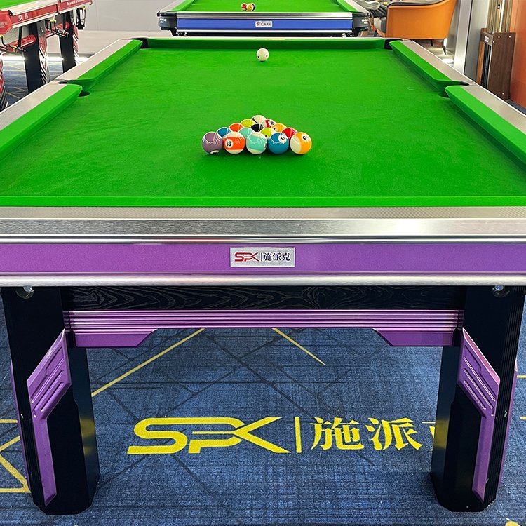 With Metal/Solid Wood Legs And Rails Black 8 Ball L Pool Table Billiard Table Timber Billiard Table
