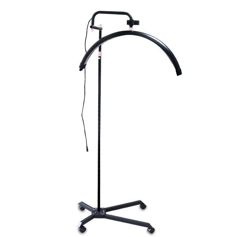 Eyelash Beauty Tattoo Light Nail Floor Lamp 28 Inch Iron LED Aluminum Alloy Led Snooker Table Lights Black White Luminol 40W