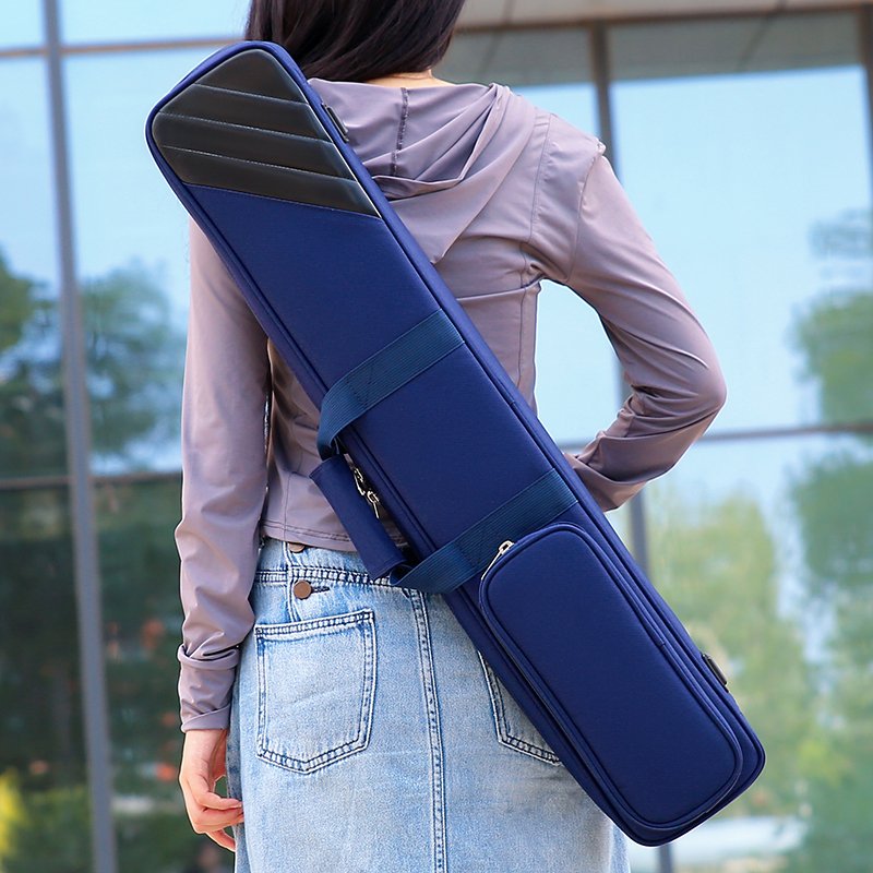 Wholesale High Quality Oxford Pool Cue Storage Bag Casual fashion travel bag Portable Snooker Cue Bag Soft Billiard Cue Case