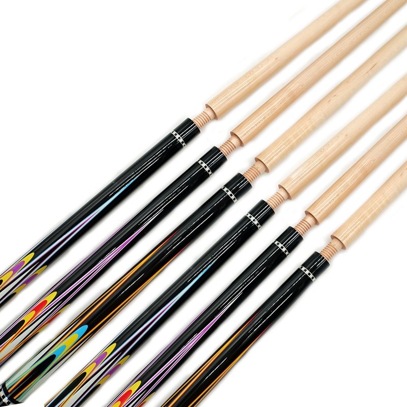 Cueelf Professional Pool Cue 12-12.5mm Tip Size Snooker Billiard Cues 490g-500g Radial Joint Maple Butt Center Cue Carom Pool