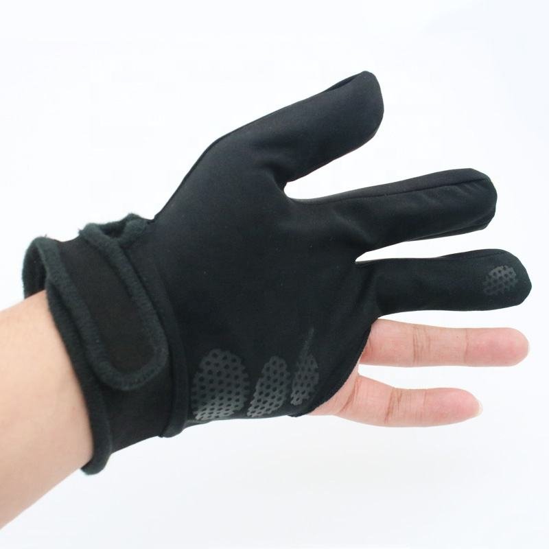 Premium Mix Colors 3 Fingers Billiard Pool Snooker Gloves