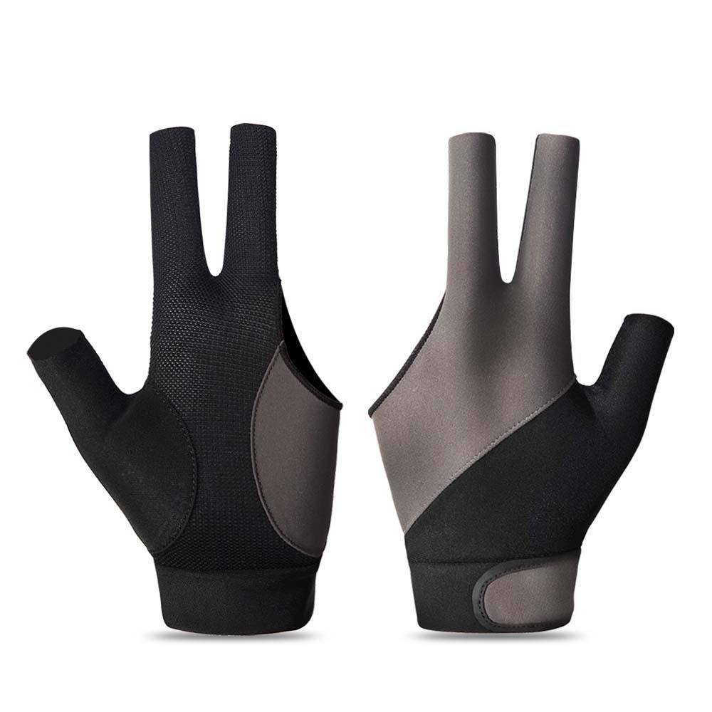 Predator Cues Stick Gloves for Right Hand Custom Logo Sport Shooter Snooker Billiard Three Fingers Glove Pool Accessory