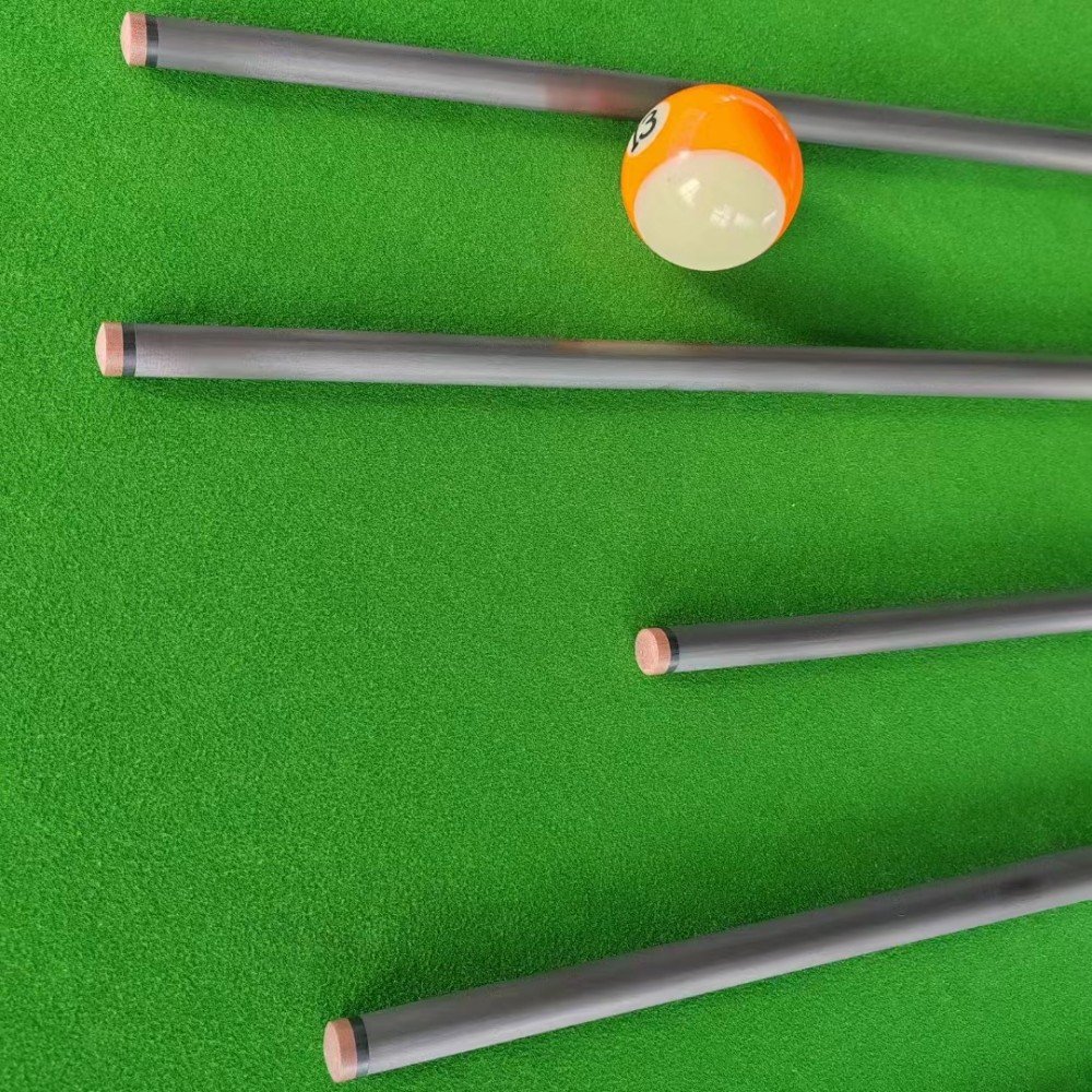 Professional Carbon Fiber Billiard Pool Cue Shaft Tip OD 12.8 MM 1/2 Center Jointed Split Uni-loc Break Cues