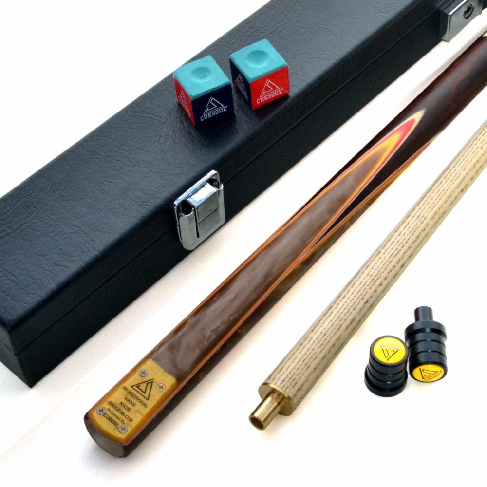 English pool 3/4 double section snooker cue pool table accessories billiard cue case