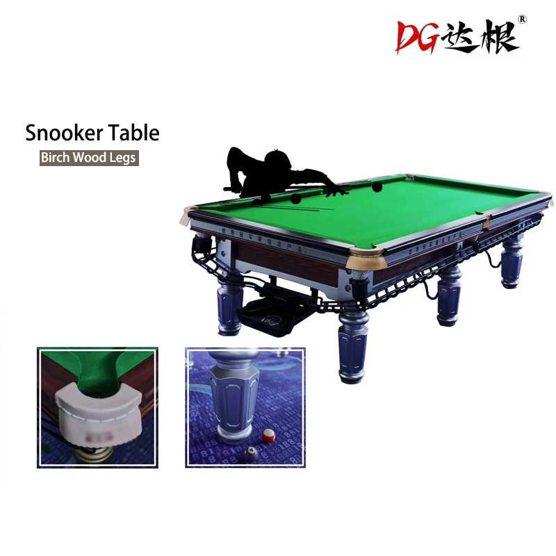 Preassembled Professional Competition Pool Table Complete Billiard Accessory Sets Indoor Snooker Table Rubber Slate Cushions