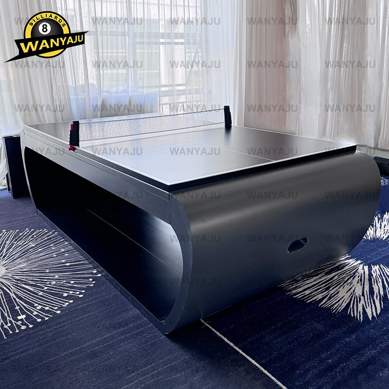 Factory Commercial use size 9ft 8ft 7ft slate bed american style billiards game craft pool tables with convertible cheap price