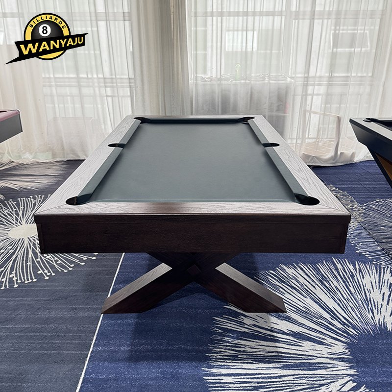 Factory Commercial use size 9ft 8ft 7ft slate bed american style billiards game craft pool tables with convertible cheap price