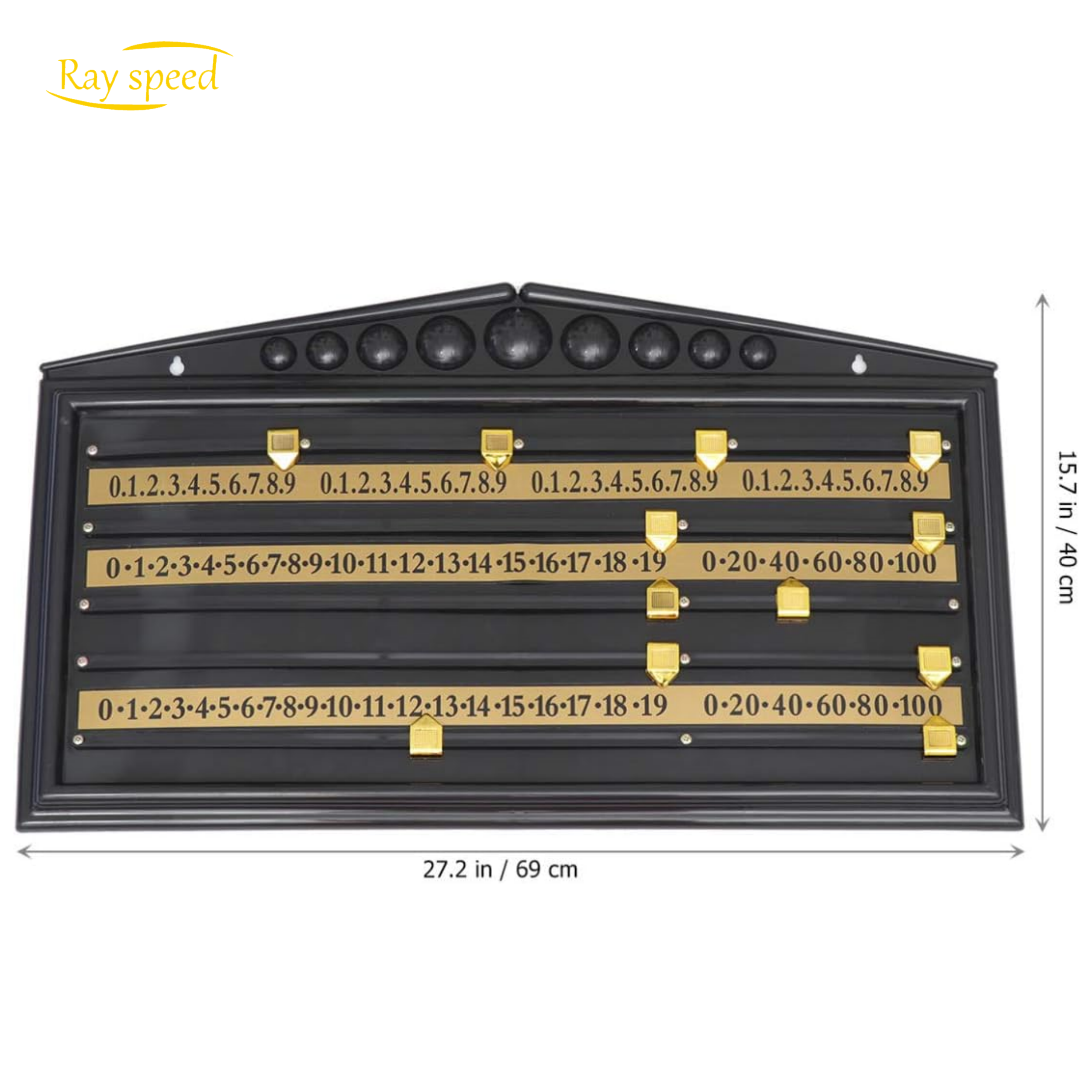 Rayspeed ABS Plastic Snooker Scoreboard Billiard Scoreboard Snooker Score Keeper Snooker Scoreboard Recorder Accessories