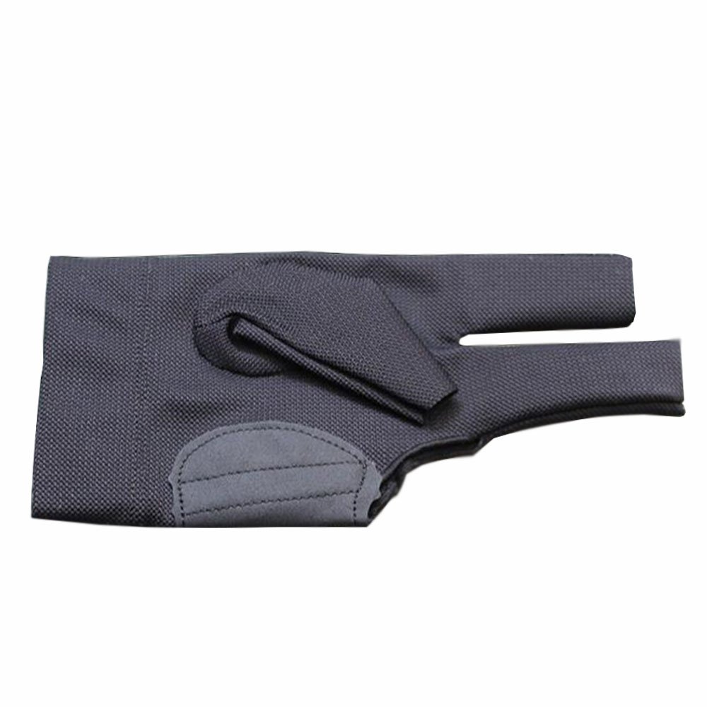 New 3-Finger Open Right Left Snooker Gloves Durable Spandex Billiards Shooter Cue Glove Pool Table Cue Case Included Men Women