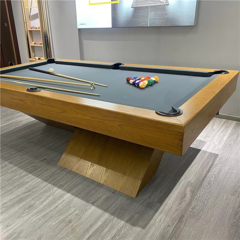 Top sale Solid Wood Slate pool table 7ft/8ft/9ft Pool Table Billiard table Pool With Snooker billiard cue
