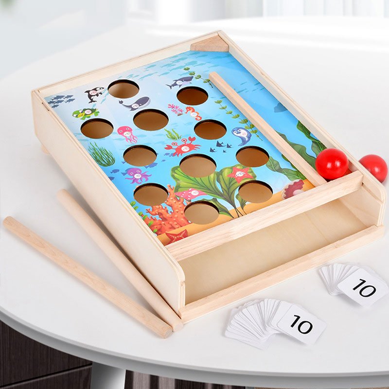 Baby Activity Learning Toys Wooden Mini Table Snooker Billiards Game Educational juguetes para ninos 3 a 6 Play House For Kids