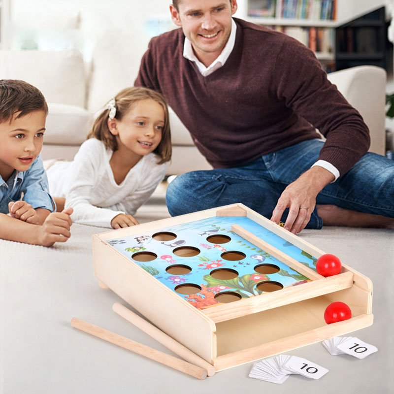 Baby Activity Learning Toys Wooden Mini Table Snooker Billiards Game Educational juguetes para ninos 3 a 6 Play House For Kids