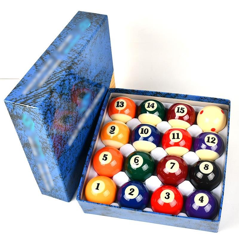 TV crystal billiards sixteen-color billiard snooker balls standard large billiard supplies