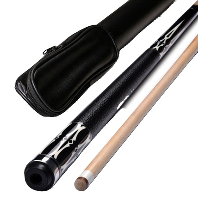 TQG-30 High Quality Custom Handmade Maple Wood Snooker Pool Cue Carbon Taco De Sinuca with Center Joint Steel 13mm Tip Size