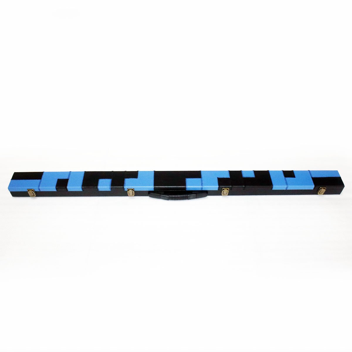 Economic Patched Design PU Leather Billiard Cue Case for 3/4 Piece Cue Stick