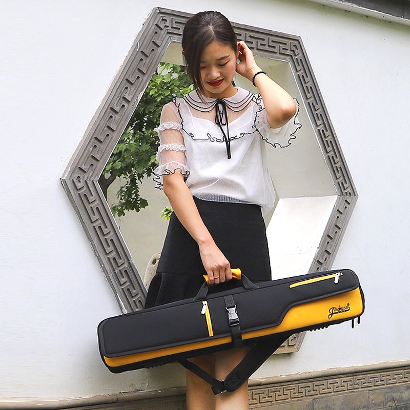 JINCHUAN Fashion Design Lockable 3x4 Pool Cue Case for Snooker & Billiard Cases Durable Billiard Cue Bag