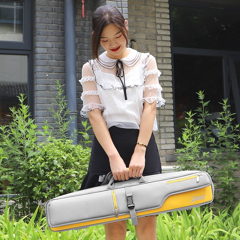 JINCHUAN Fashion Design Lockable 3x4 Pool Cue Case for Snooker & Billiard Cases Durable Billiard Cue Bag