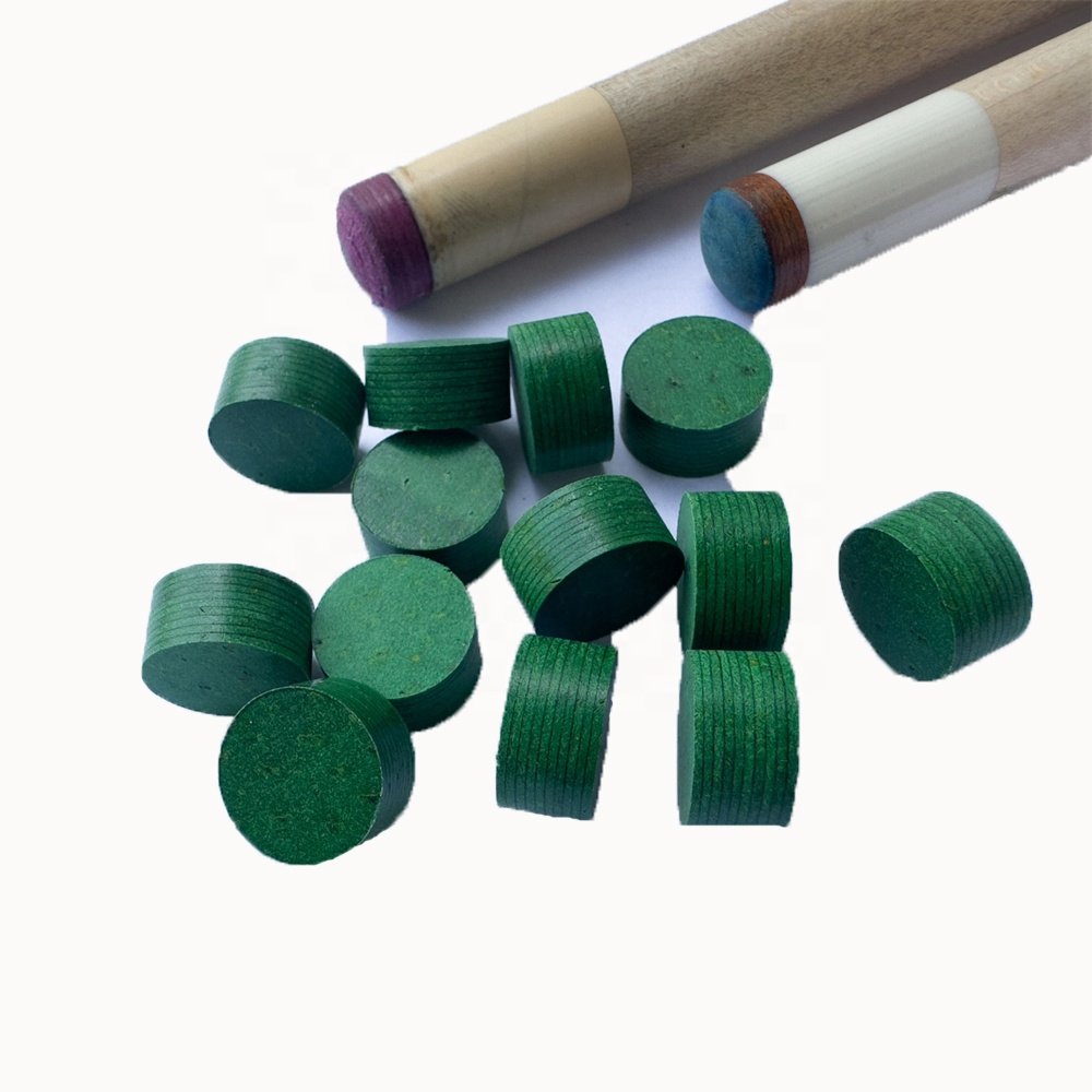 wholesale Nicest professional 9 Layers 14mm Color leather original factory pool cue tips