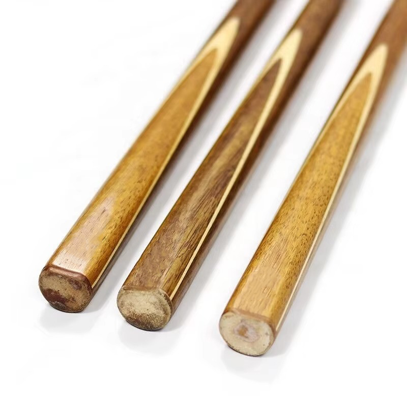 New Arrival Ash Wood 9MM Tip Snooker Cue 57\" Length Carbon Fiber Butt Sleeve with Brass Joint on Sale Minimum Order 1 Piece