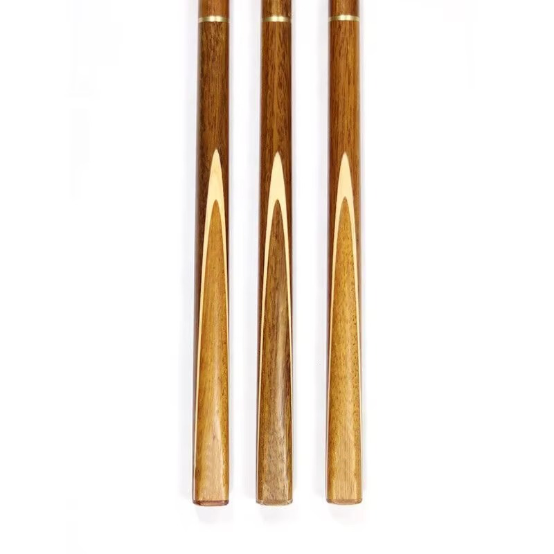 New Arrival Ash Wood 9MM Tip Snooker Cue 57\" Length Carbon Fiber Butt Sleeve with Brass Joint on Sale Minimum Order 1 Piece