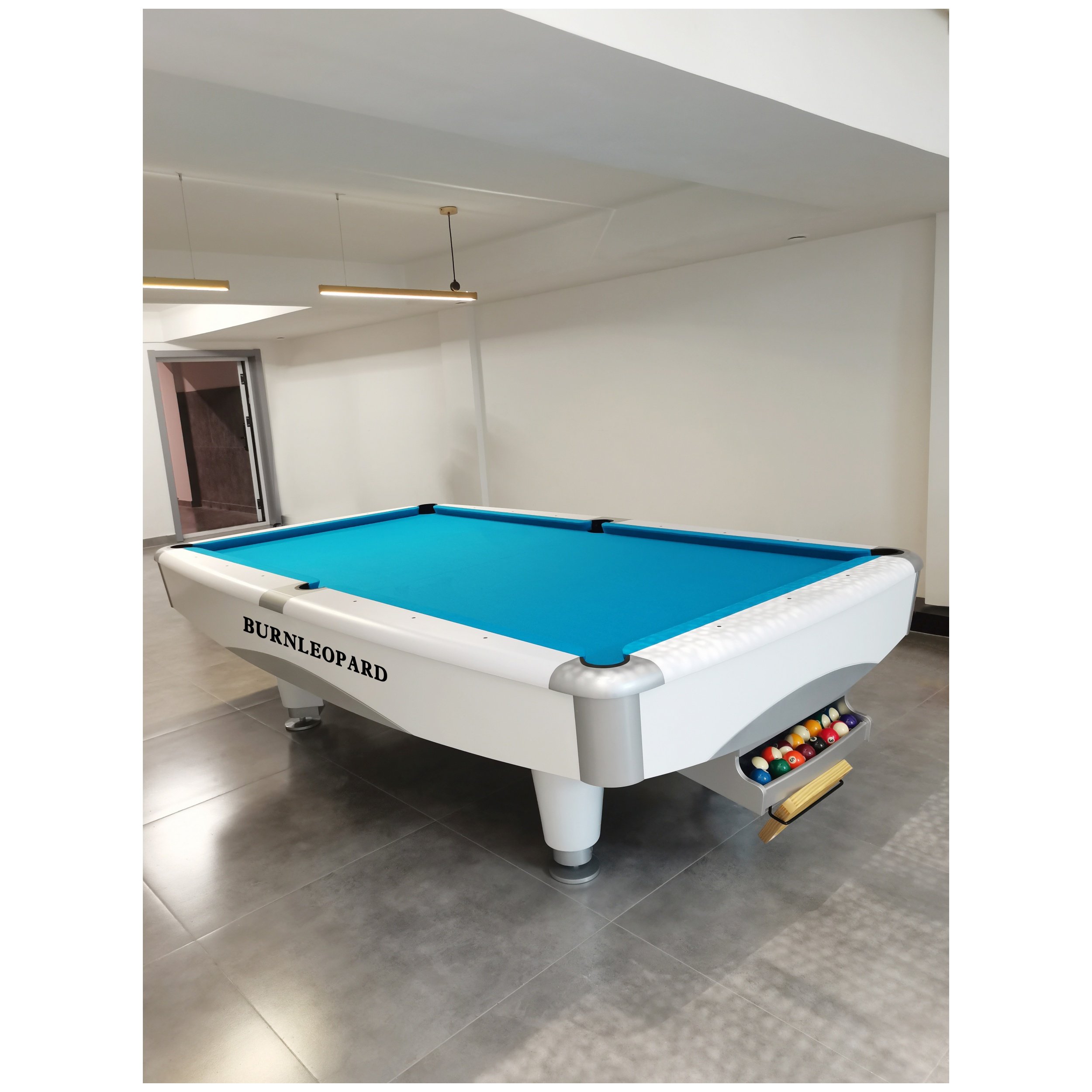 Durable and beautiful popular 9-foot competition-level pool table for sale