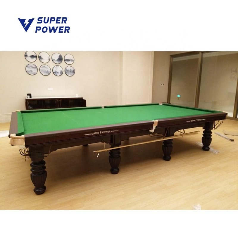 High standard 12ft international game play snooker table 10 foot tournament 4.5cm slate snooker billiard table for sale