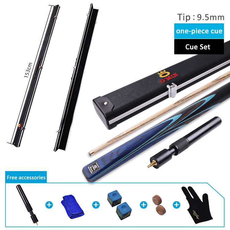 Good Quality Handmade Billiard Pool Stick Snooker Cue Omin 3/4 Jointed Or One Piece Cue Case