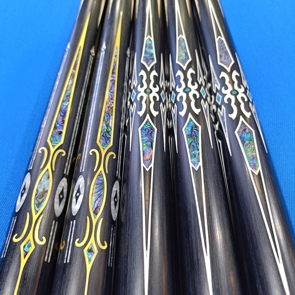Bojue manufacturer high end ash wood Special design single piece style pool cue