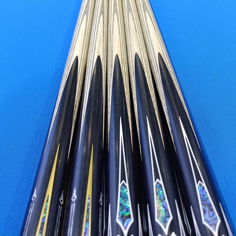 Bojue manufacturer high end ash wood Special design single piece style pool cue