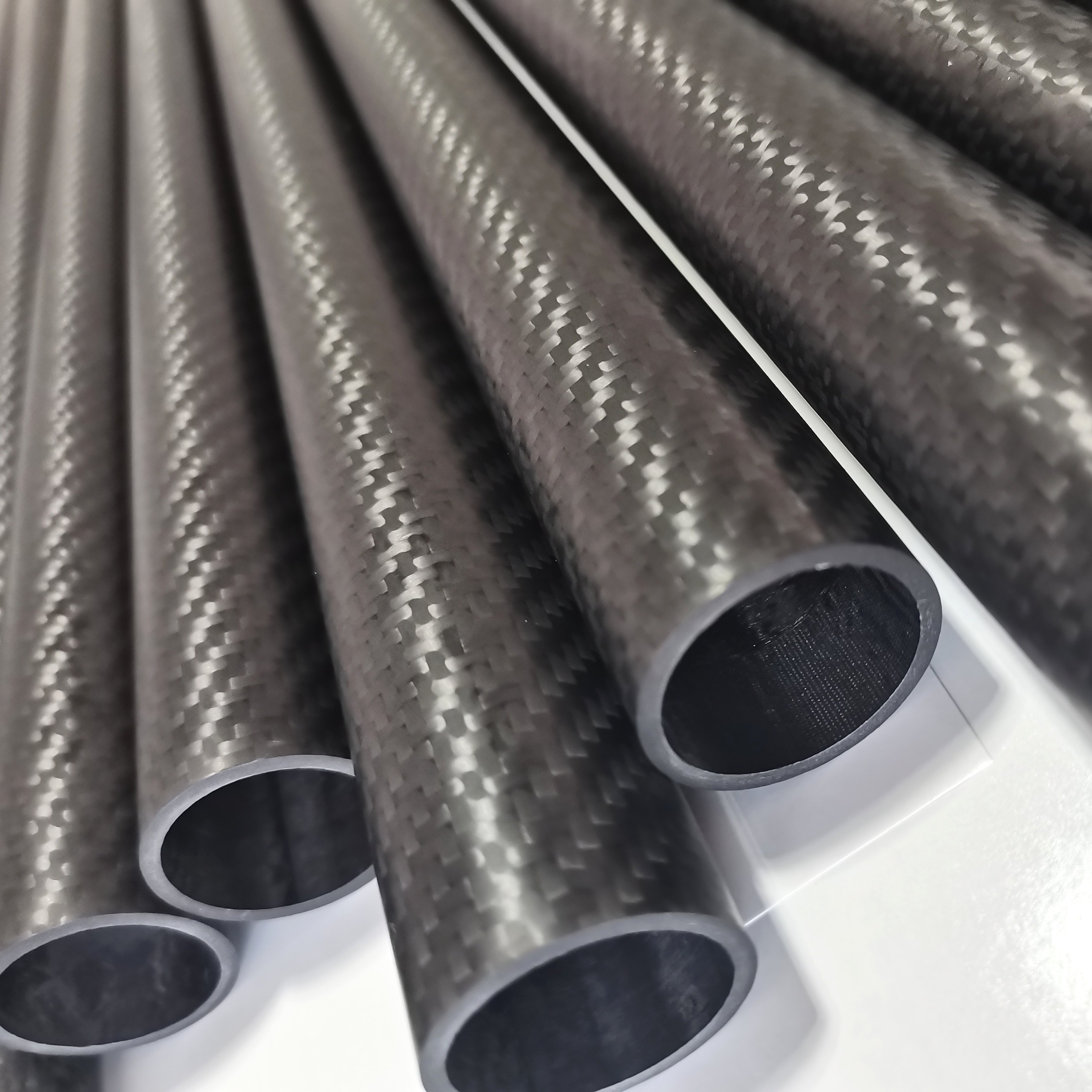 3K carbon billiards shafts butt tube ,silk polished surface carbon tube