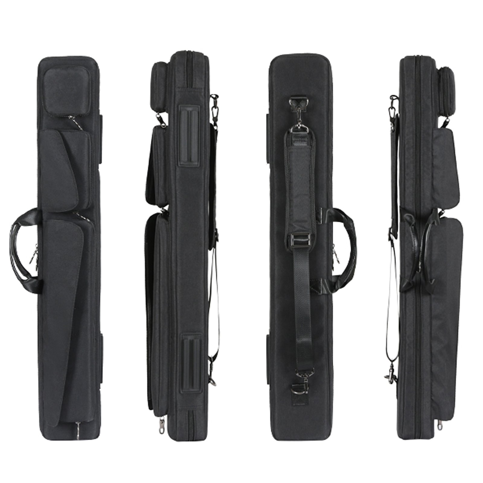 Wholesale Soft Pool Stick Case with 3 Butts 4 Shafts Double Waterproof Shoulder Straps for Snooker
