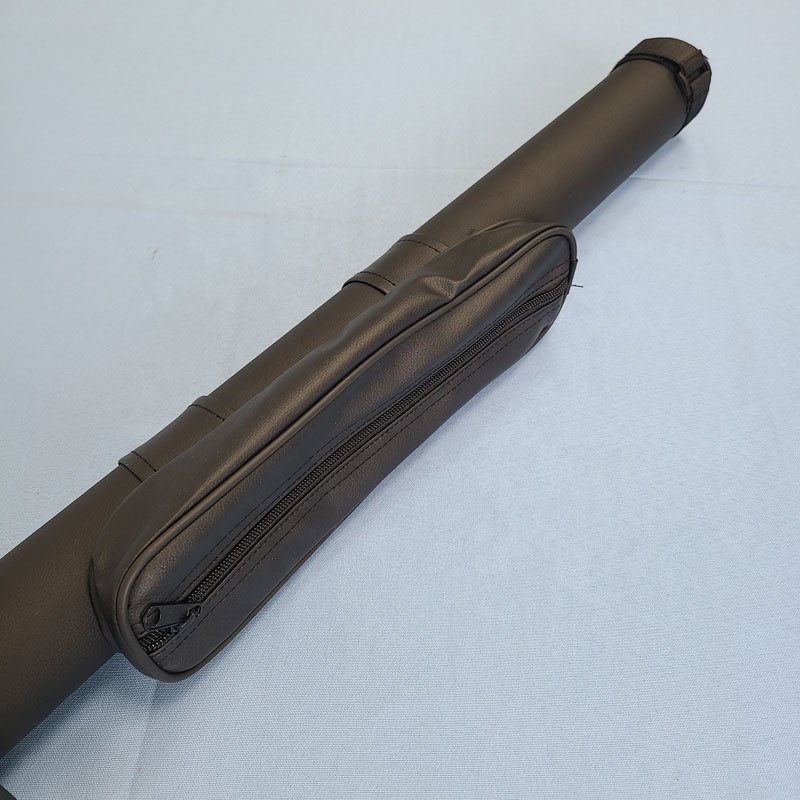 Xmlivet new 2 holes PU leather Pool billiard cue case High Quality 1Butt 1shaft for 1/2 split 9 balls Billiard accessories