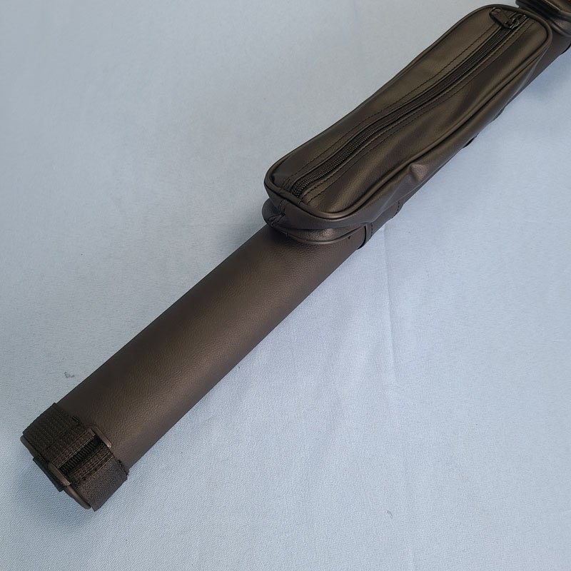 Xmlivet new 2 holes PU leather Pool billiard cue case High Quality 1Butt 1shaft for 1/2 split 9 balls Billiard accessories