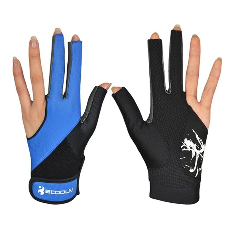 HBG 0932 Professional 3-Finger Snooker Gloves High Quality manufacturer Billiard Gloves Breathable for unisex