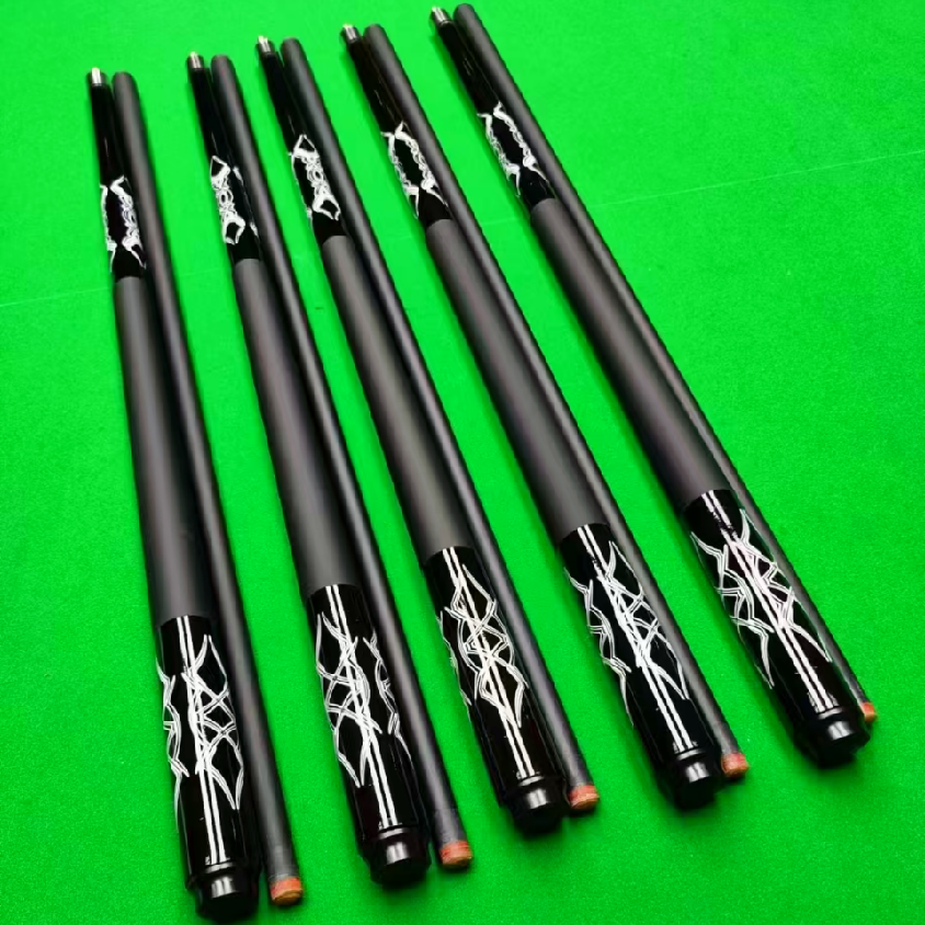 Top-ranked carbon factory hot sale 1/2 billiard cues sports most popular pool cue sticks cues